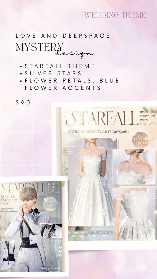 Love and Deepspace Wedding Theme Mystery Designs