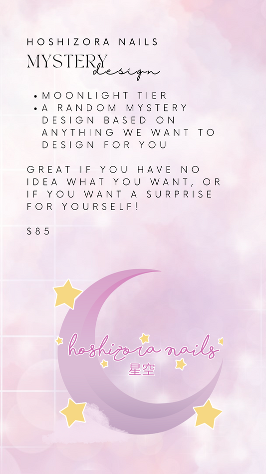 Hoshizora Nails Moonlight Mystery Design