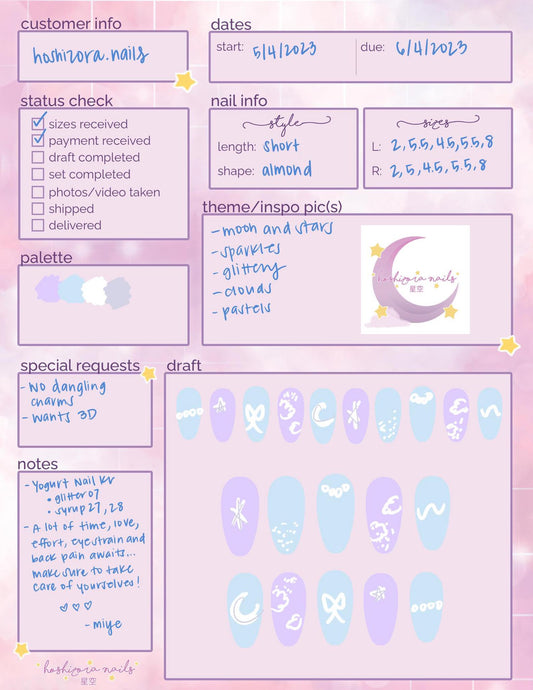 Nail Order Planner